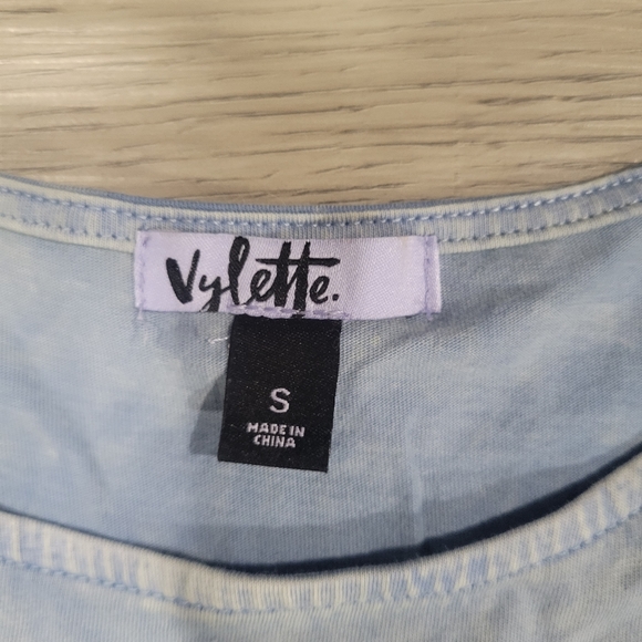 Vylette small blue dress ruffled - Picture 2 of 3